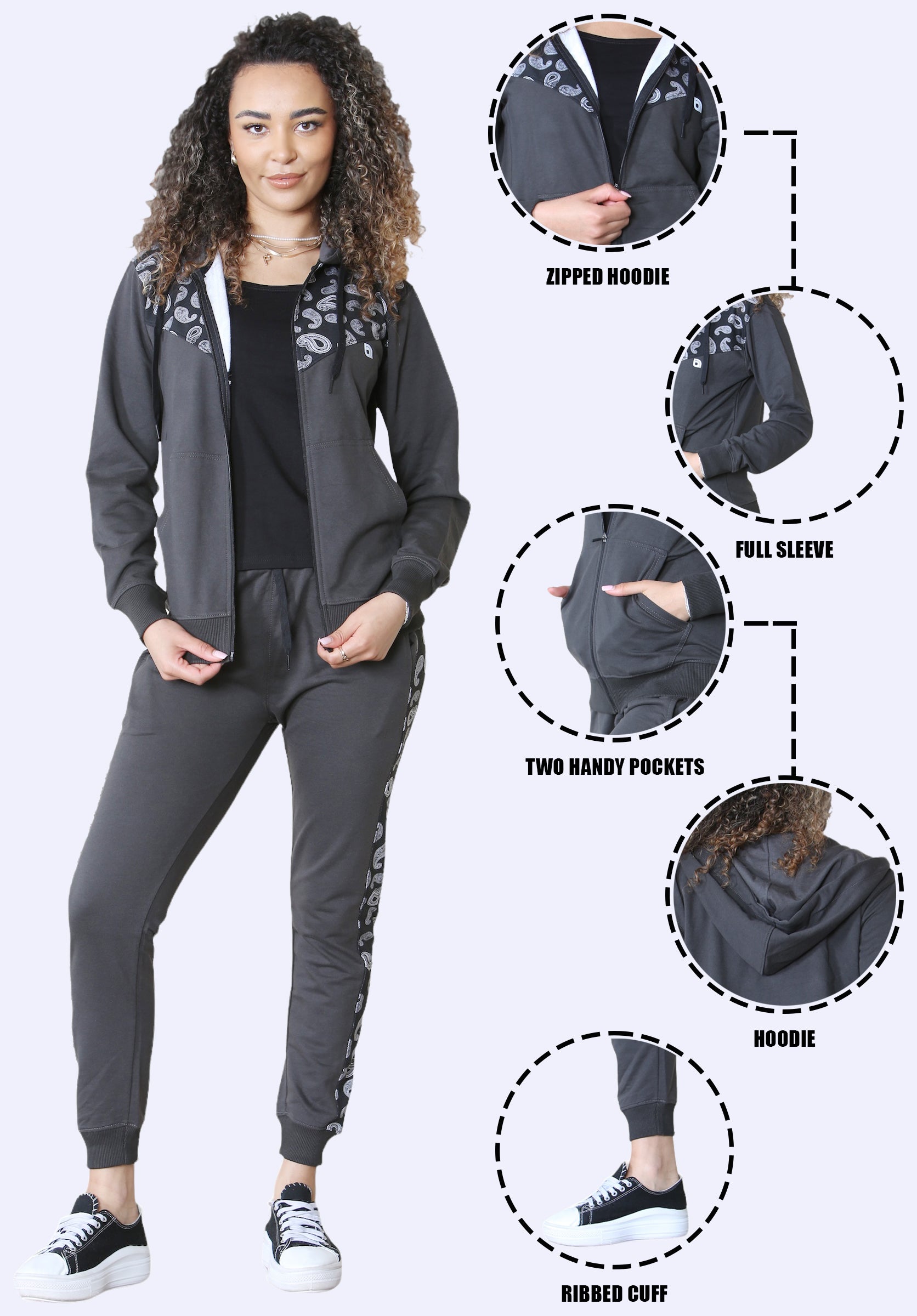 terry tracksuit for womens