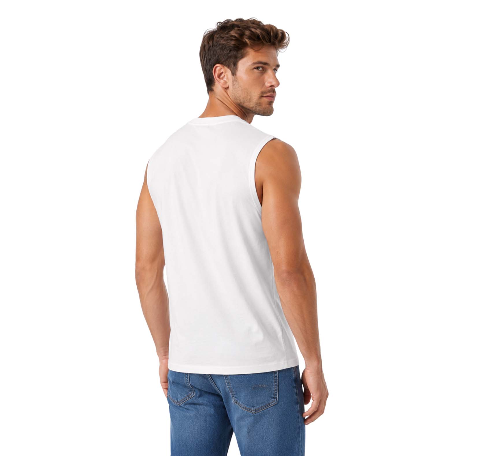 Bahob® 2 Pack Men's Sleeveless T-Shirts Vest Top for Men Tank Tops Training Running Workout Bodybuilding Shirts S-3XL