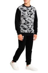 Bahob® 1 & 2 Pack Boys Girls Tracksuit, Unisex Jumper Sweatshirt and Jogger Bottoms Tracksuit Set for Kids 3-14 Years