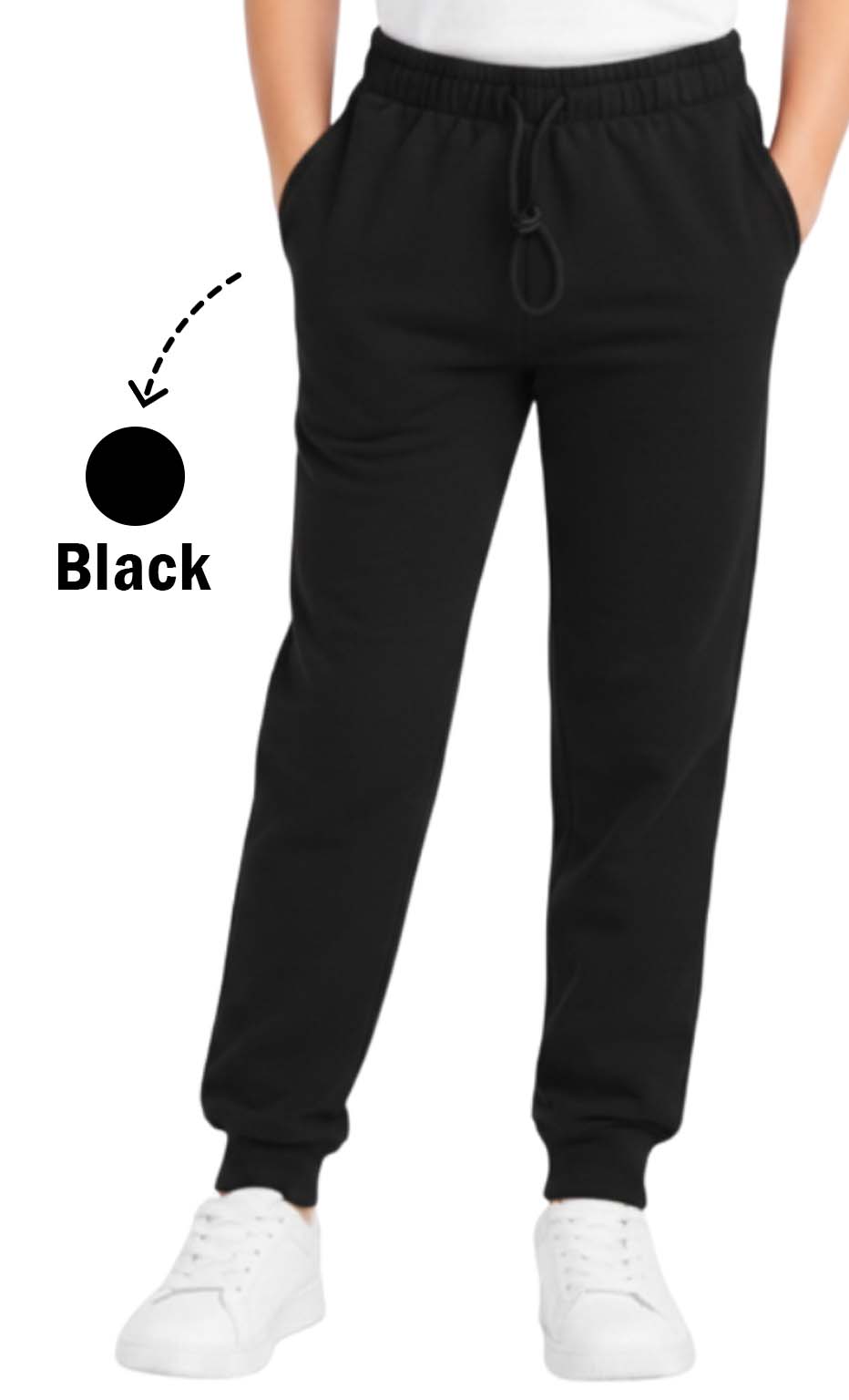 Bahob® 2 Pack School Uniform Boys Girls Childrens Sports Activewear PE Fleece Jogging Tracksuit Bottoms