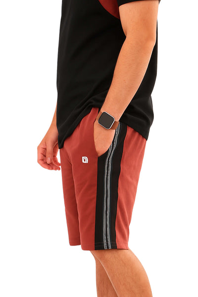 Bahob® Men's Short Pyjama Sets Soft Cotton Men's Short PJs, Sleepwear Nightwear Set for Men