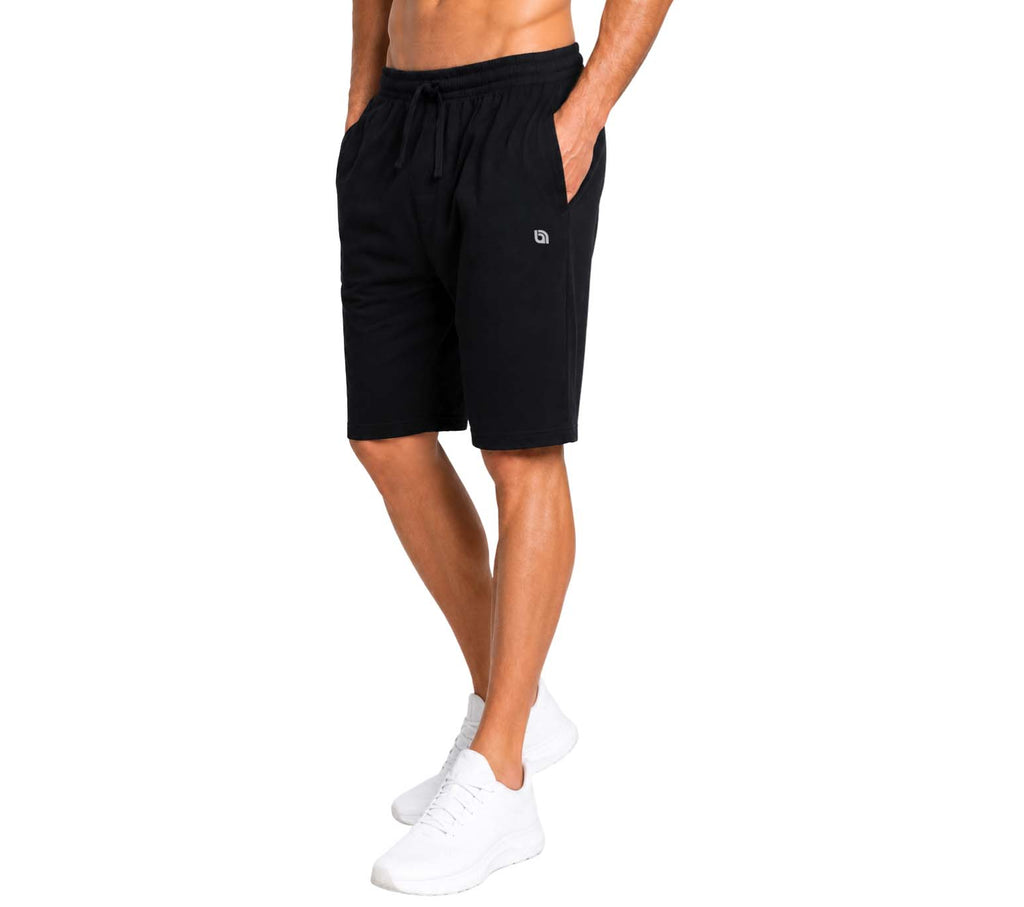 Bahob® Men's Jersey Short with Pockets Cotton Summer Elasticated Waistband Jogging S-3XL