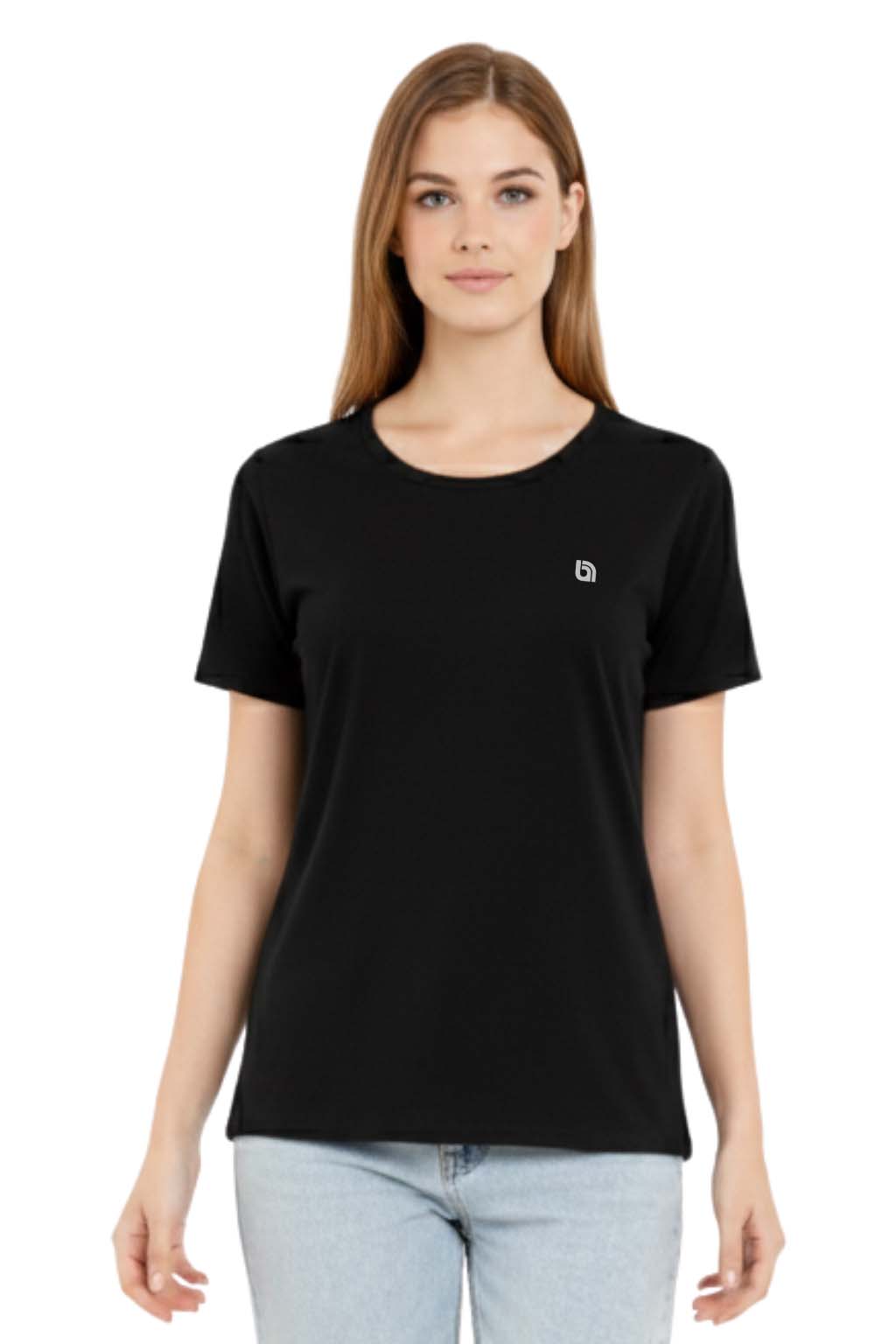 Bahob® 3 Pack Women's Classic-Fit Short-Sleeve Crew neck Plain Cotton T-Shirt S-XXL