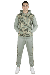 Bahob® Men's Tracksuit Set Full Sleeve Fleece Hoodie Top Jogging Bottoms Joggers