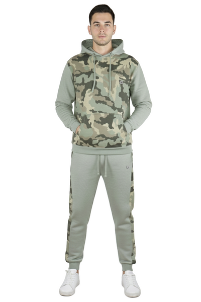 Bahob® Men's Tracksuit Set Full Sleeve Fleece Hoodie Top Jogging Bottoms Joggers