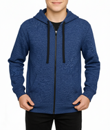 Bahob® Hoodies For Boys Kids Fleece Zip-Up Hoodie Sweatshirt Kids Hoodies Jacket Sweatshirt for Boys Long Sleeve Top Unisex Age 5-14 Years