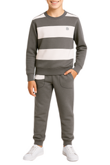 Bahob® 1 & 2 Pack Boys Girls Tracksuit, Unisex Jumper Sweatshirt and Jogger Bottoms Tracksuit Set for Kids 3-14 Years