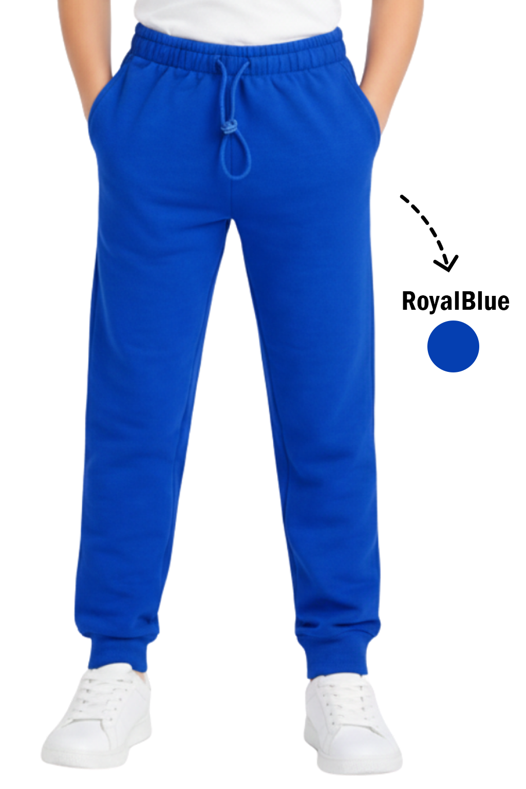 Bahob® 2 Pack School Uniform Boys Girls Childrens Sports Activewear PE Fleece Jogging Tracksuit Bottoms