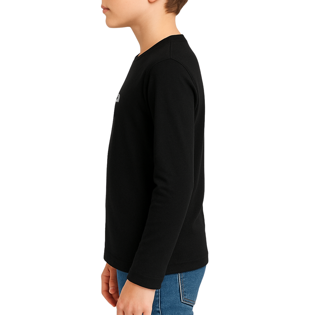Bahob® 2 Pack Boys Long Sleeve T-Shirt Top Children's Round Neck Long-Sleeve T-Shirt Soft Cotton 3-14 Years kids t shirt