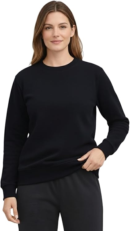 Bahob® Women's Crew Sweatshirt Long Sleeve Tops for Ladies Sweatshirts for Women UK Pullover Jumper Crewneck Sweater S-XXL