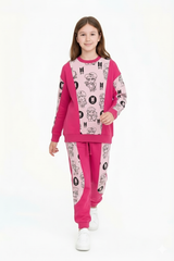 Bahob® Girls 2 Piece Sweatshirt & Jogging Bottoms Tracksuit Set