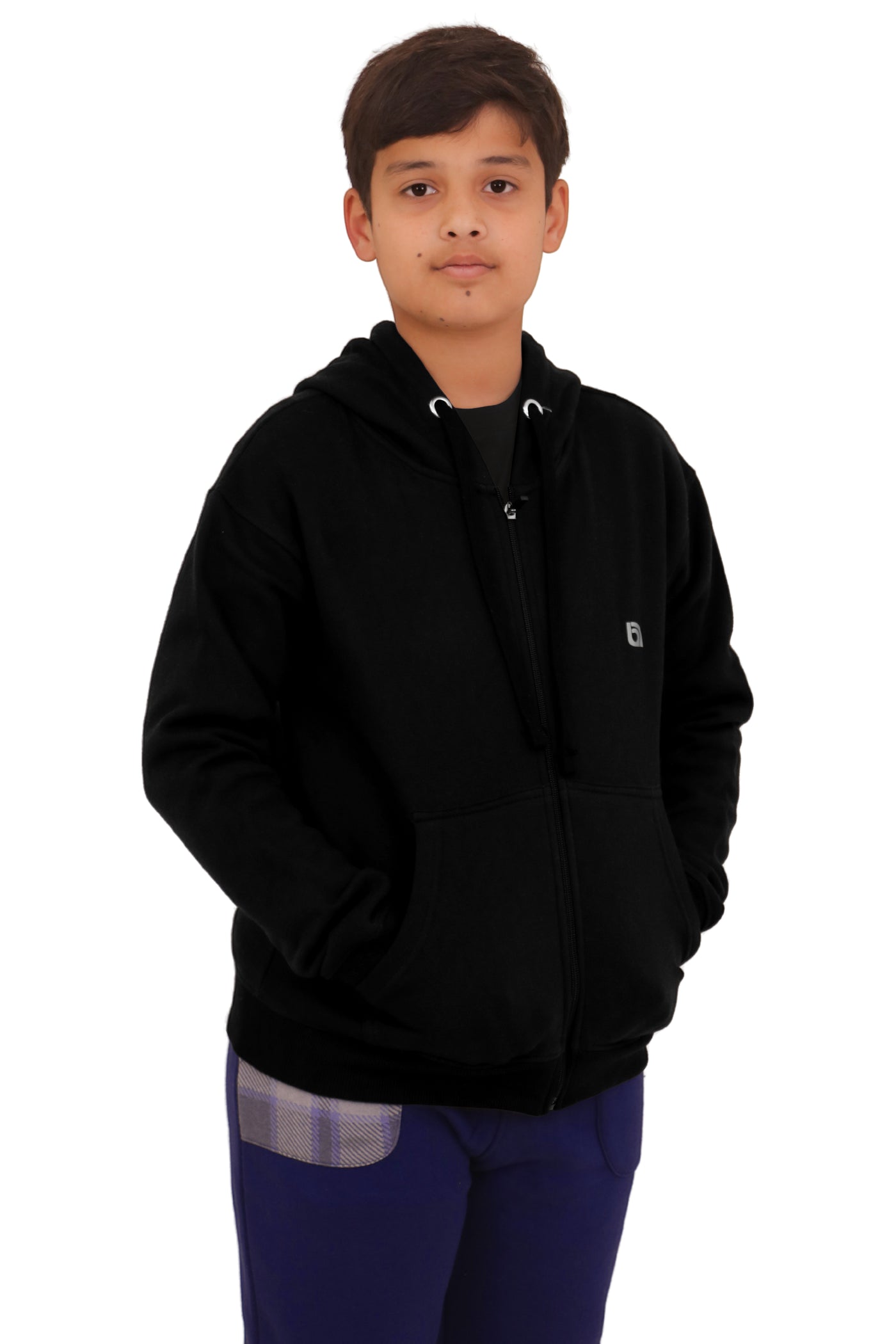 Bahob® Hoodies For Boys Kids Fleece Zip-Up Hoodie Sweatshirt Kids Hoodies Jacket Sweatshirt for Boys Long Sleeve Top Unisex Age 5-14 Years