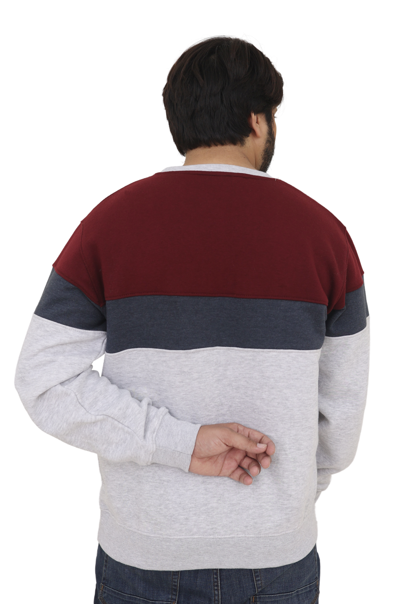 Bahob® Men's Fleece Crew Neck Sweatshirt Pullovers Long Sleeve Jumper, Sweater S-3XL