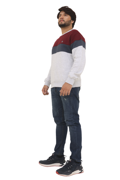 Bahob® Men's Fleece Crew Neck Sweatshirt Pullovers Long Sleeve Jumper, Sweater S-3XL