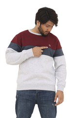 Bahob® Men's Fleece Crew Neck Sweatshirt Pullovers Long Sleeve Jumper, Sweater S-3XL