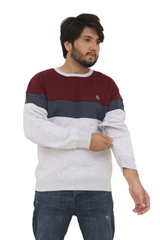 Bahob® Men's Fleece Crew Neck Sweatshirt Pullovers Long Sleeve Jumper, Sweater S-3XL