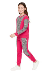 Bahob® Girls 2 Piece Sweatshirt & Jogging Bottoms Tracksuit Set
