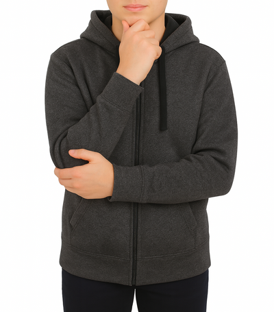 Bahob® Hoodies For Boys Kids Fleece Zip-Up Hoodie Sweatshirt Kids Hoodies Jacket Sweatshirt for Boys Long Sleeve Top Unisex Age 5-14 Years