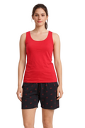 Women's Pyjamas Sets Sleeveless Tank Top with Shorts Ladies Pyjamas Sets Vest and Shorts Lounge Set with Pockets Pyjamas for Women S-XXL