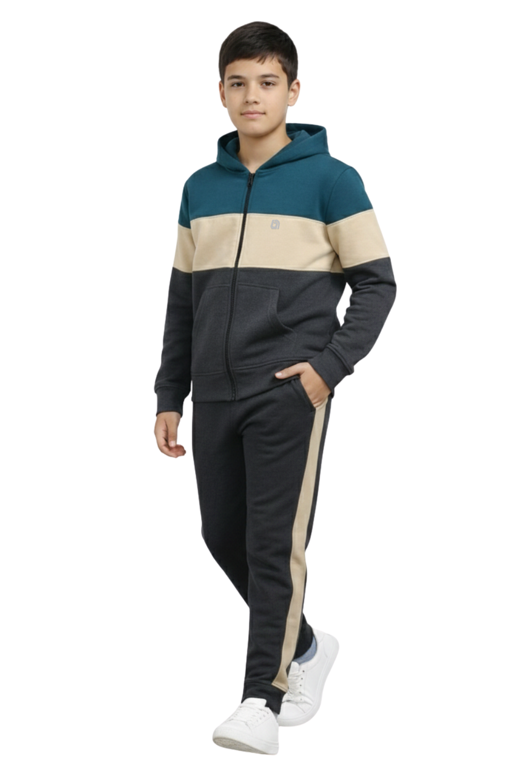 Bahob® 1 & 3 Pack Boys Tracksuit 2pcs Fleece Unisex Activewear Tracksuit Set Hoodie and Joggers Set Zip Up Hoodie & Bottom Jogging Suit 5-14 Years