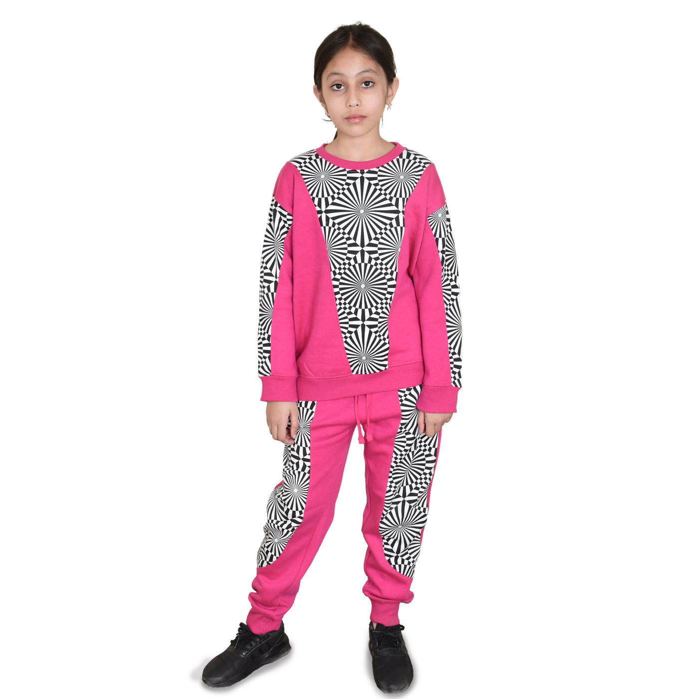 Bahob® Girls 2 Piece Sweatshirt & Jogging Bottoms Tracksuit Set