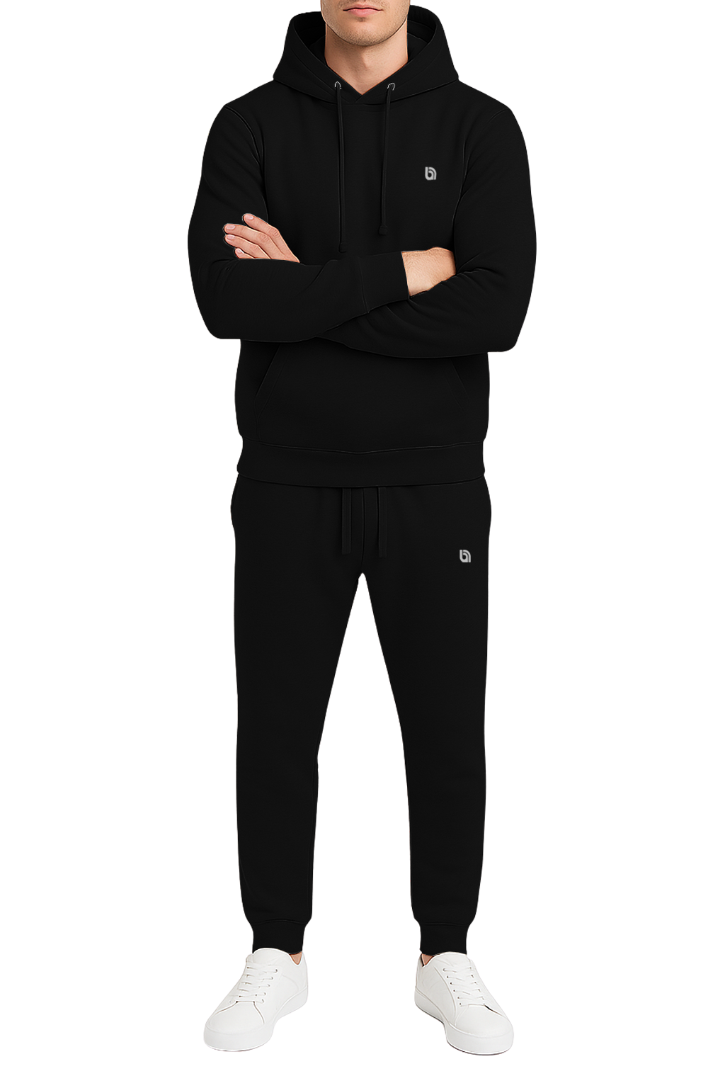 Bahob® Men's Tracksuit Set Full Sleeve Fleece Hoodie Top Jogging Bottoms Joggers