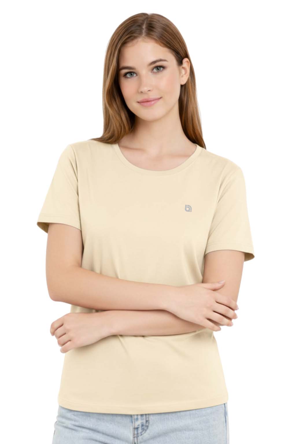 Bahob® 3 Pack Women's Classic-Fit Short-Sleeve Crew neck Plain Cotton T-Shirt S-XXL