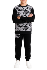 Bahob® 1 & 2 Pack Boys Girls Tracksuit, Unisex Jumper Sweatshirt and Jogger Bottoms Tracksuit Set for Kids 3-14 Years