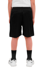 2 Pack Boys Girls Unisex Shadow Stripe Gym Sports Football Games School PE Shorts 5 to 14 Years