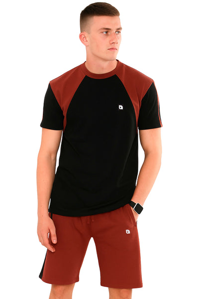 Bahob® Men's Short Pyjama Sets Soft Cotton Men's Short PJs, Sleepwear Nightwear Set for Men