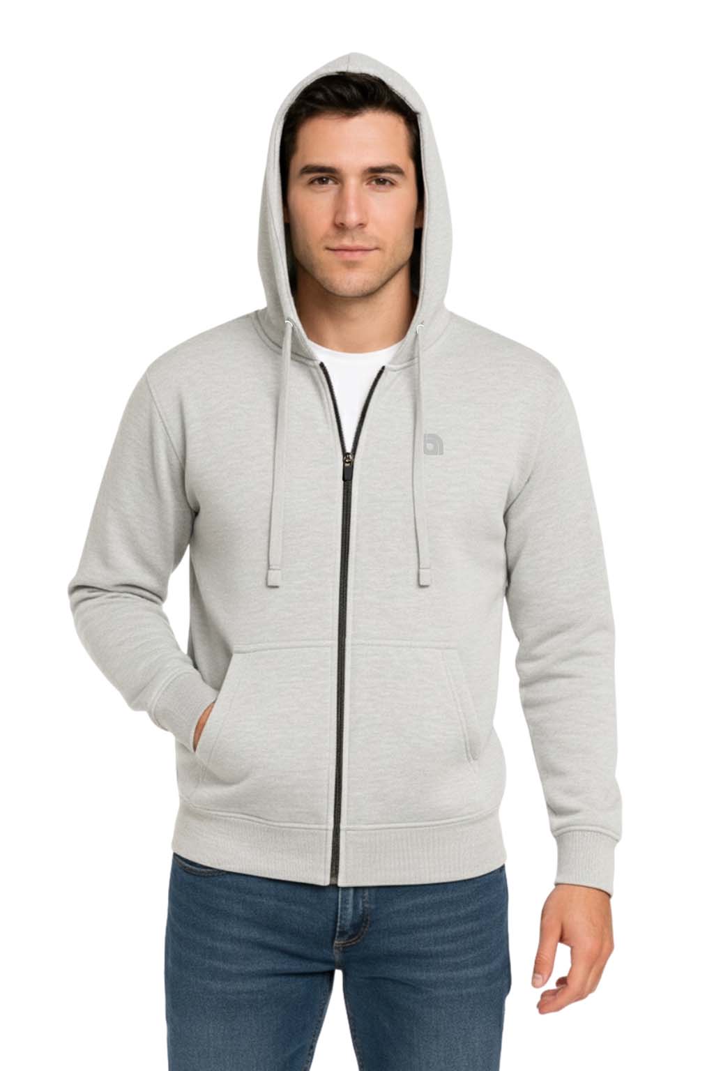 Bahob® Men's Hoodies Zip Up Sweatshirt Jackets Lightweight Long Sleeve Zipped Hoodie Jumper Tops Sweater Hoodies for Men S-3XL