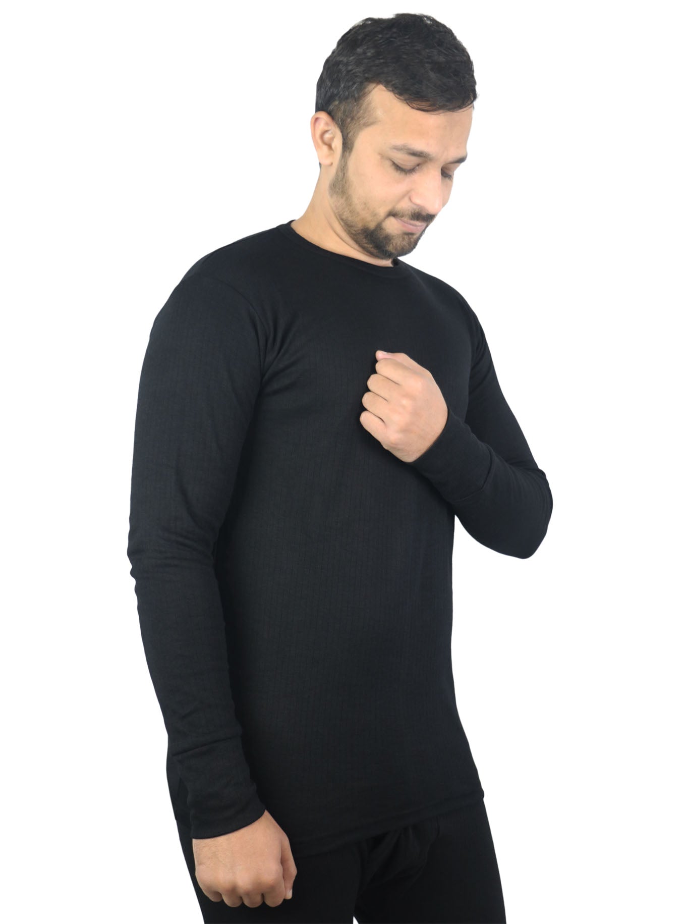 Bahob® Pack of 2 Men's Thermal Long Sleeve Half Sleeve Top , Warm Underwear  Lightweight Ultra Soft Thermal Top S-XXL. - Bahob