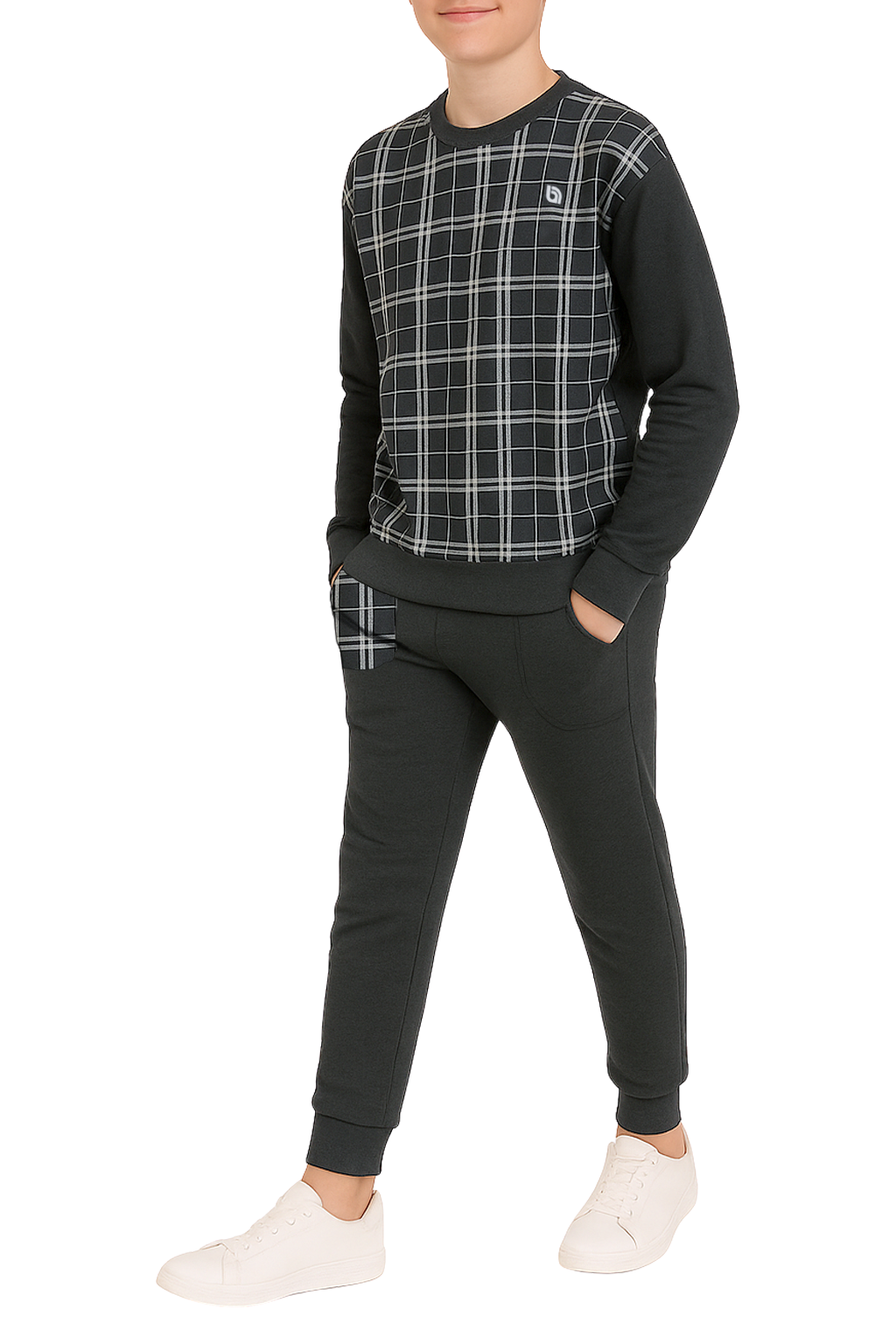 Bahob® 1 & 2 Pack Boys Girls Tracksuit, Unisex Jumper Sweatshirt and Jogger Bottoms Tracksuit Set for Kids 3-14 Years