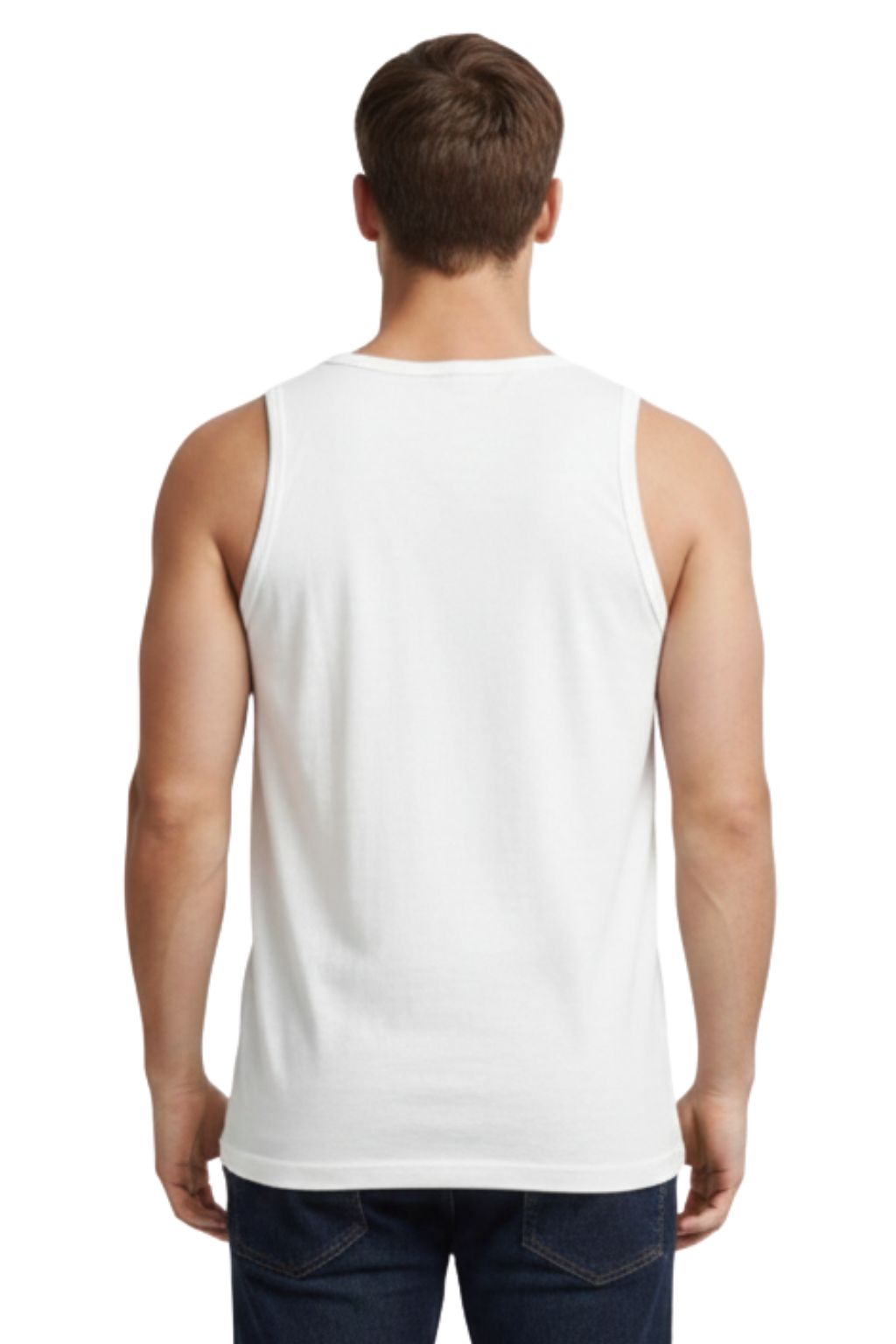 Bahob® New Men's Vest Multi Pack Lot Basic Regular Fitted Cotton Tank Top Athletic Soft Assorted Pack of 3
