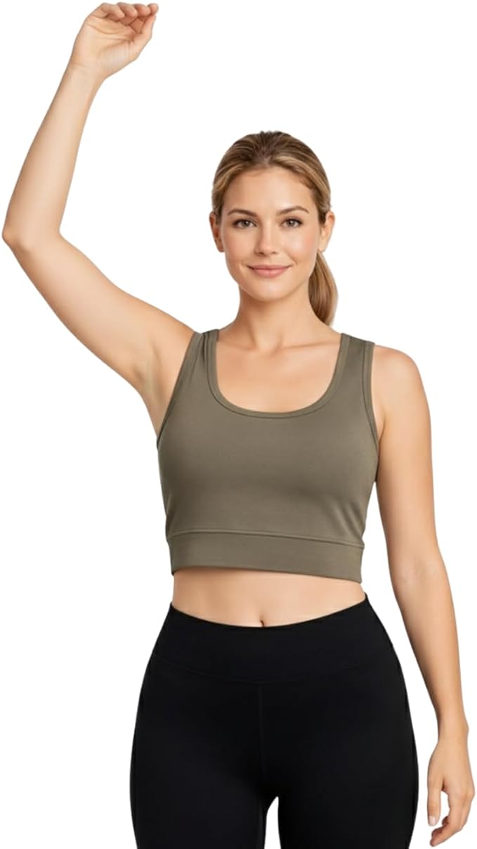 2 Pack Sports Bra for Women Super Comfort Bra Lightweight Stretchable Ladies Sports Bra for Workout Fitness Running Gym S-XXL