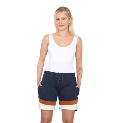 Bahob® 1 & 3 Pack Women's Fleece Short Summer Shorts with Elasticated Waistband 3 Pockets Knee Length Sweat Shorts Jogging Sport Workout Hiking Gym Athletic Running Shorts S-3XL