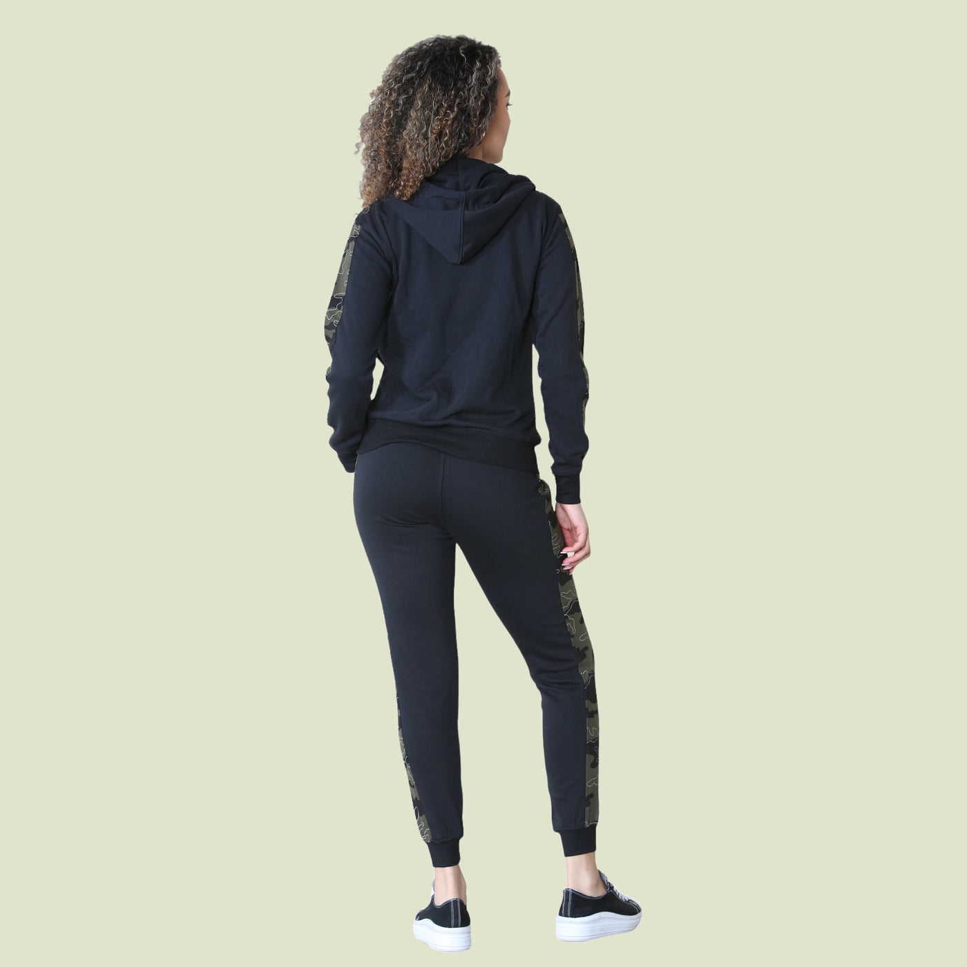 Bahob Women Pieces Terry Tracksuit Vest Hoodie and Jogger Track Suits Activewear Gym Wear Set S-XXL
