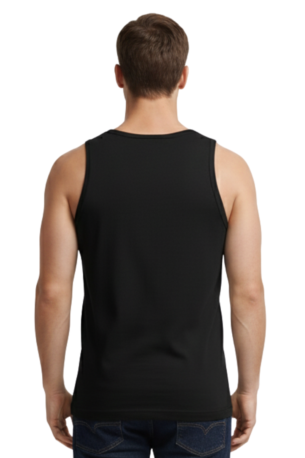 Bahob® New Men's Vest Multi Pack Lot Basic Regular Fitted Cotton Tank Top Athletic Soft Assorted Pack of 3