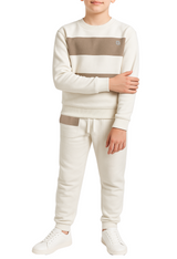 Bahob® 1 & 2 Pack Boys Girls Tracksuit, Unisex Jumper Sweatshirt and Jogger Bottoms Tracksuit Set for Kids 3-14 Years