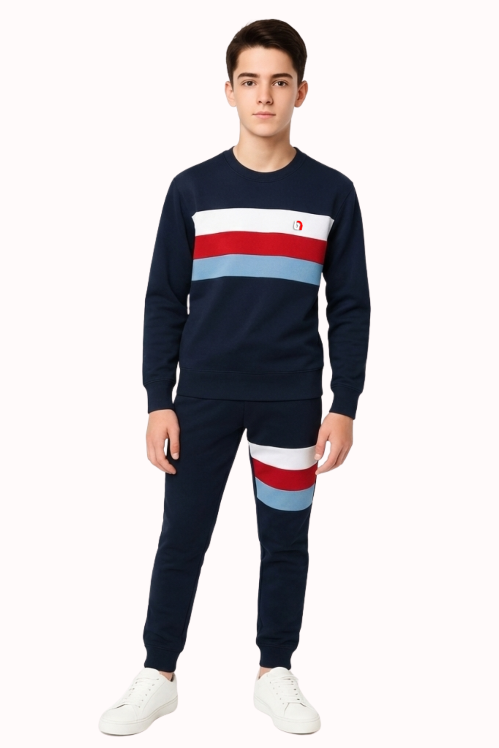 Bahob® 1 & 2 Pack Boys Girls Tracksuit, Jumper Sweatshirt and Jogger Bottoms Tracksuit Set for Kids 3-14 Years
