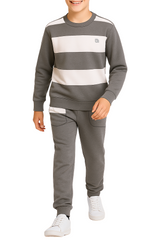 Bahob® 1 & 2 Pack Boys Girls Tracksuit, Unisex Jumper Sweatshirt and Jogger Bottoms Tracksuit Set for Kids 3-14 Years