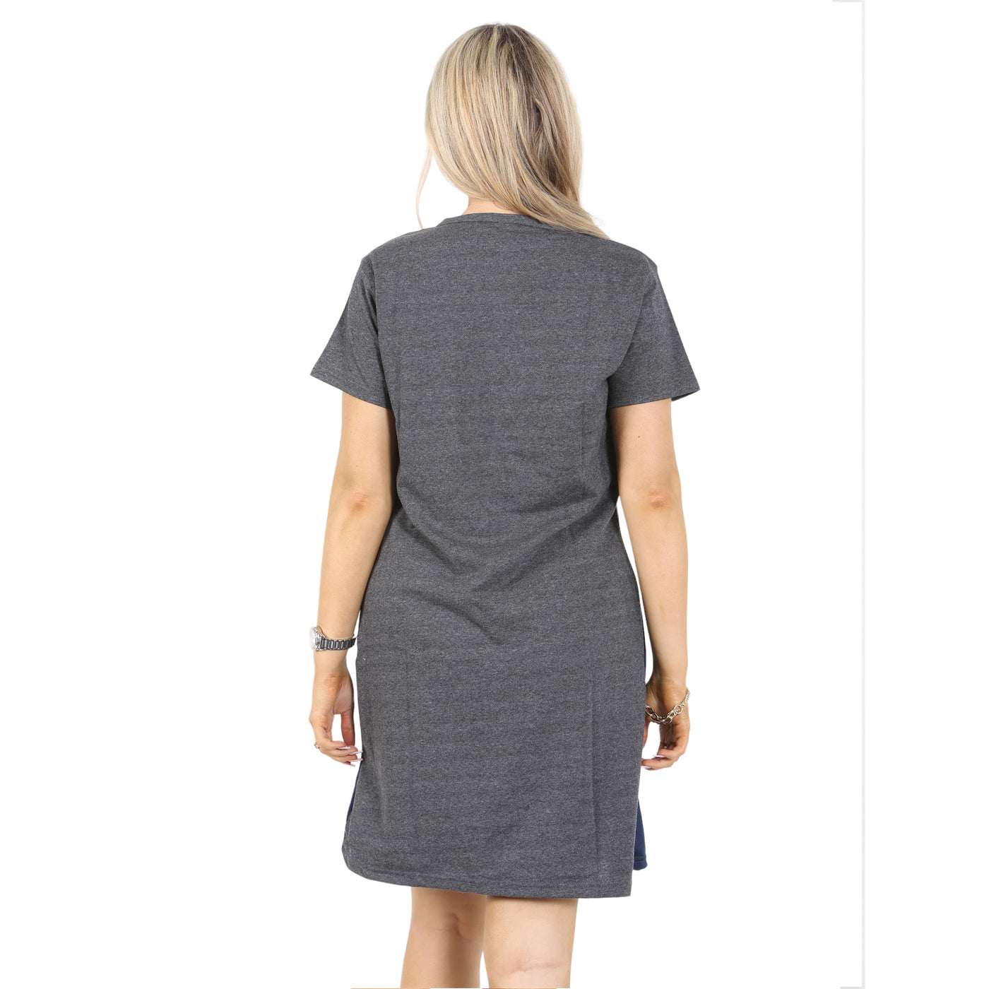 Bahob® Ladies Nightdress Cotton Short Sleeve Night Shirt Nightdress Women's Nightie Nightwear Loungewear S-XXL