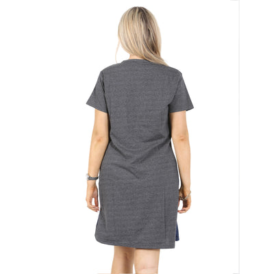 Bahob® Ladies Nightdress Cotton Short Sleeve Night Shirt Nightdress Women's Nightie Nightwear Loungewear S-XXL