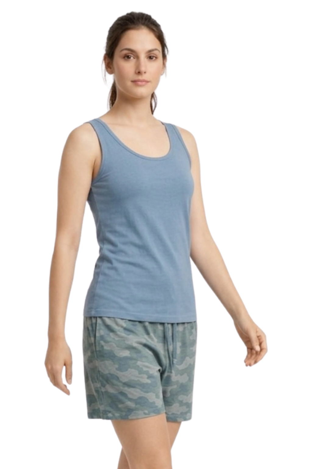 Women's Pyjamas Sets Sleeveless Tank Top with Shorts Ladies Pyjamas Sets Vest and Shorts Lounge Set with Pockets Pyjamas for Women S-XXL