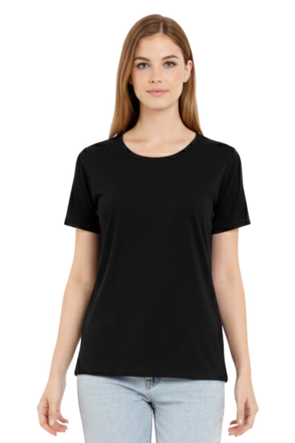 Bahob® 3 Pack Women's Classic-Fit Short-Sleeve Crew neck Plain Cotton T-Shirt S-XXL