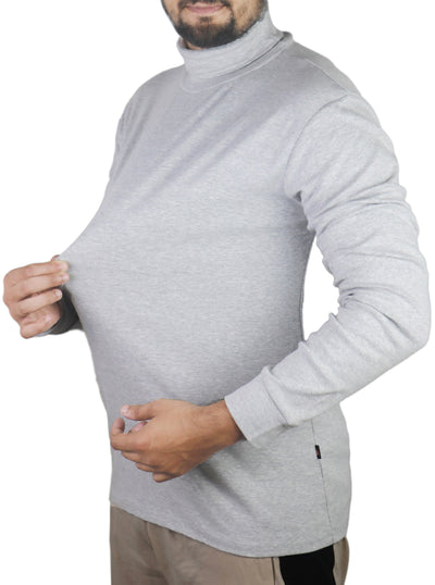 Bahob® Menswear Turtle neck Slim Fit High Neck Classic Cotton Long Sleeve Pullover Sweater. - Bahob