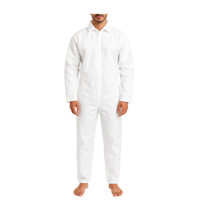 1 & 3 Pack Protective Disposable Overall Paper Boiler Suit Coveralls Protection Suit Cuffs and Ankles