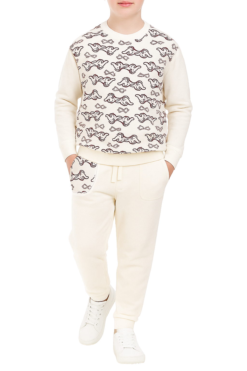 Bahob® 1 & 2 Pack Boys Girls Tracksuit, Unisex Jumper Sweatshirt and Jogger Bottoms Tracksuit Set for Kids 3-14 Years