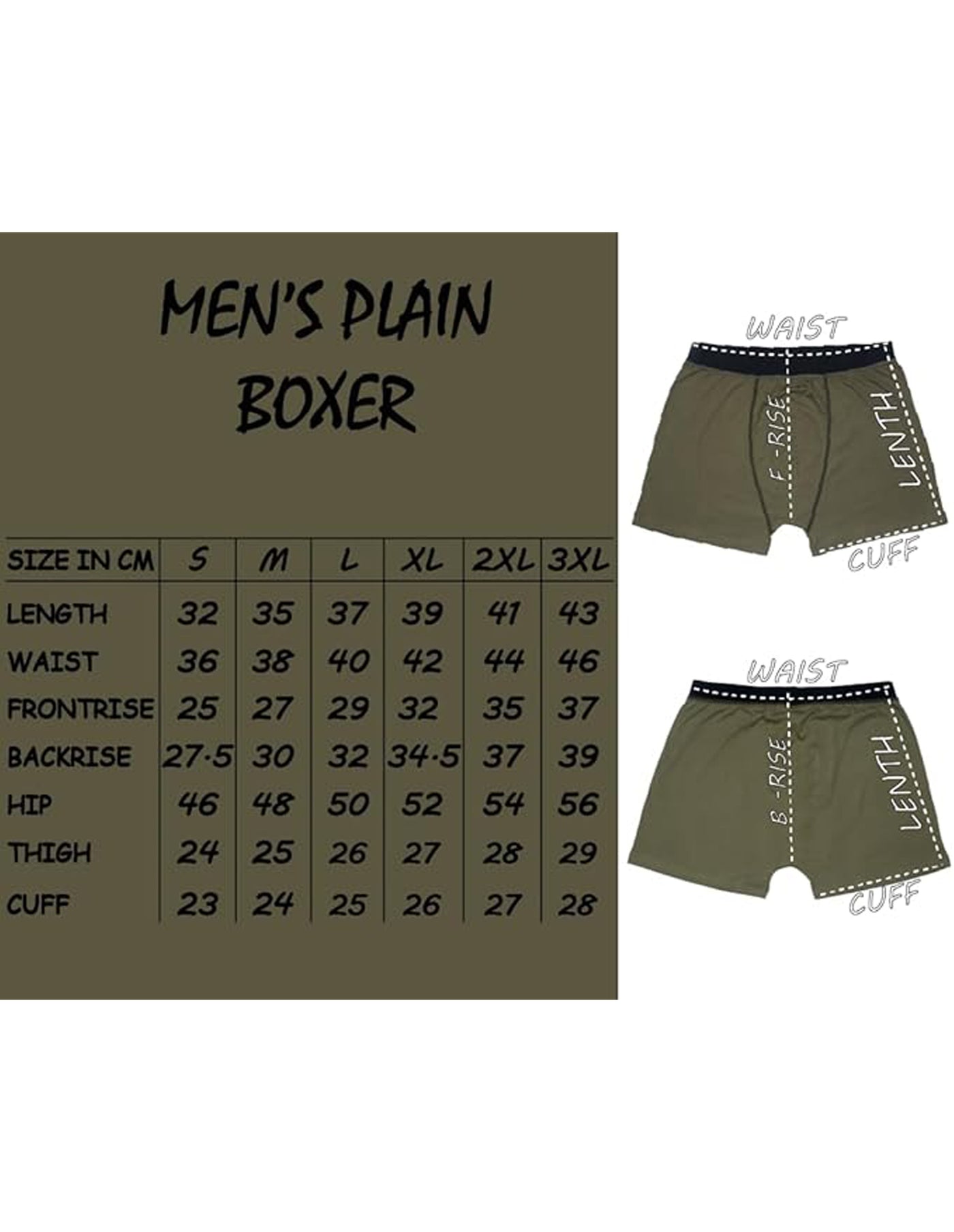 Bahob® Pack Of 6 Men's Boxers with Elastic Waist Shorts Underpants Trunks For Men's Soft Comfortable Men's Underwear S-3XL