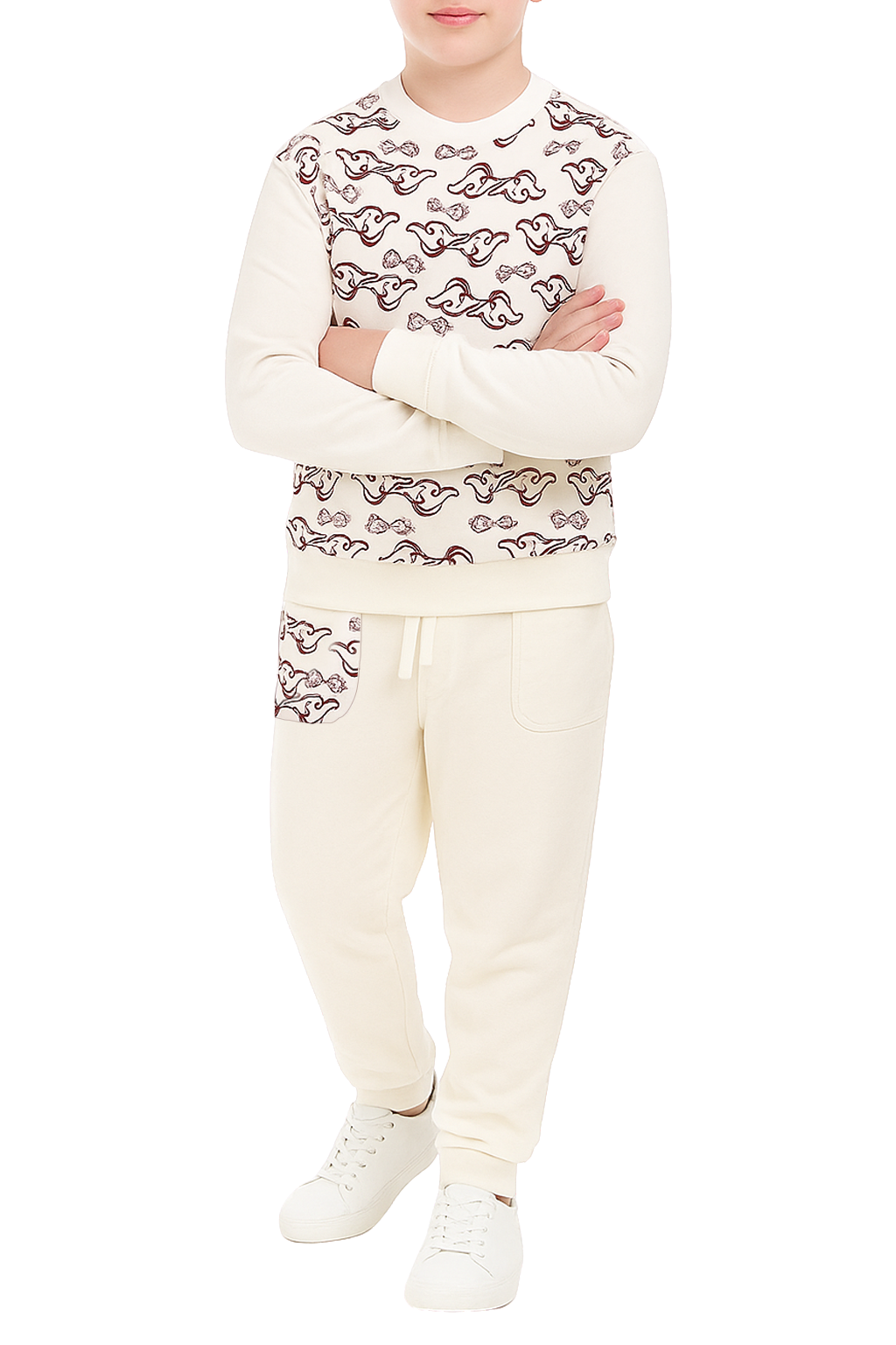 Bahob® 1 & 2 Pack Boys Girls Tracksuit, Unisex Jumper Sweatshirt and Jogger Bottoms Tracksuit Set for Kids 3-14 Years